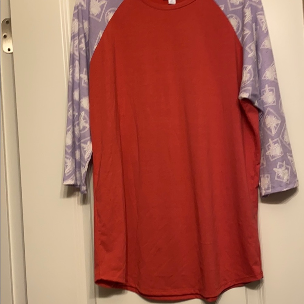 Disney Lula roe  3/4 sleeve Kermit the frog shirt
